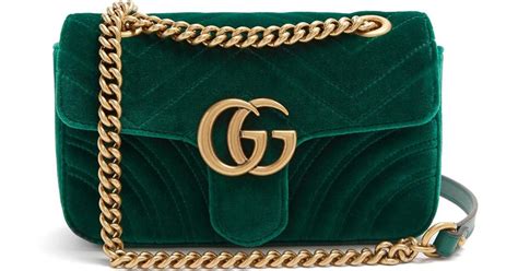 gucci bag green velvet|gucci marmont belt bag velvet.